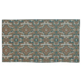 Abstracte Earth Camouflage Brown Kussensloop (Voorkant-Links)