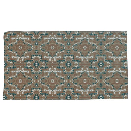 Abstracte Earth Camouflage Brown Kussensloop (Voorkant-Rechts)