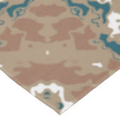 Abstracte Earth Camouflage Brown Tafelkleed (Gekanteld)