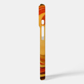 Abstracte Earth Tone Swirl Art Print Case-Mate iPhone Case (Achterkant / Links)