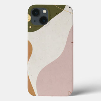 Abstracte Earth Tone Telefoonhoes – Minimalistisch Case-Mate iPhone Case