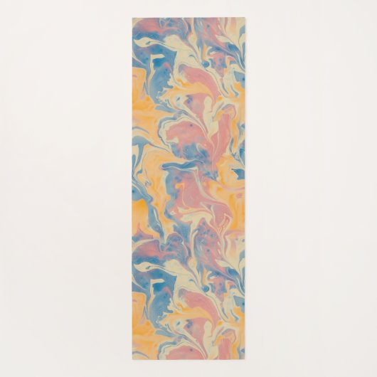 Abstracte Ebru Yogamat (Achterkant)