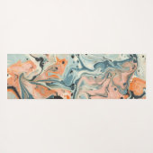 Abstracte Ebru Yogamat (Achterkant (horizontaal))