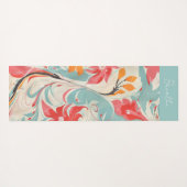 Abstracte Ebru Yogamat (Achterkant (horizontaal))