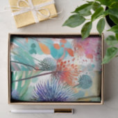 Abstracte Echinops Flowers Tissuepapier (Geschenk)