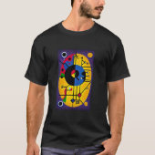Abstracte echo's - een modern kunstdoek t-shirt (Voorkant)
