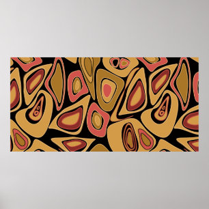 Abstracte, eenvoudige, naadloze textuurpatroonafdr poster