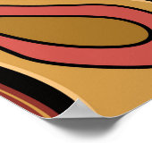 Abstracte, eenvoudige, naadloze textuurpatroonafdr poster (Hoek)