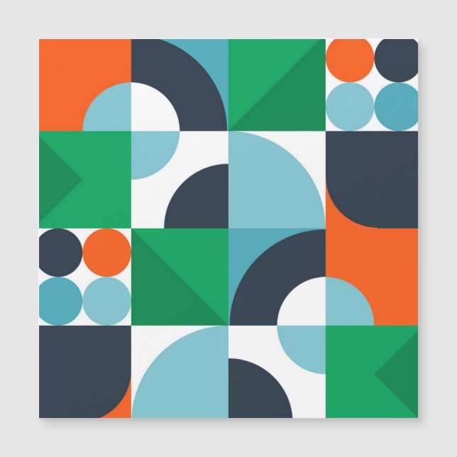 Abstracte eenvoudige vormen (Voorkant)