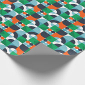 Abstracte eenvoudige vormen cadeaupapier (Hoek)