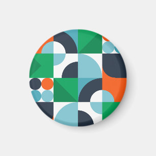 Abstracte eenvoudige vormen magneet
