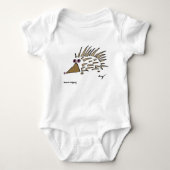 Abstracte Egel-Baby Creeper Romper (Voorkant)