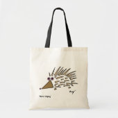 Abstracte egel-Canvas tas (Voorkant)