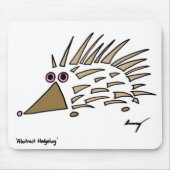 Abstracte Egel Mousepad Muismat (Voorkant)