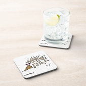 Abstracte egel-Onderzetters - set van 6 Drankjes Onderzetter (Rechterzijde)