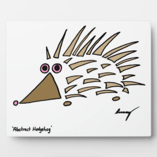 Abstracte egel Plaque Fotoplaat