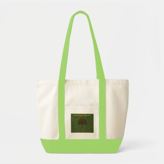 abstracte egypte tote bag (Voorkant)