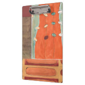 Abstracte eierparade door Erica J Vess Klembord (Links)