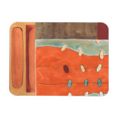 Abstracte eierparade door Erica J Vess Magneet (Horizontaal)