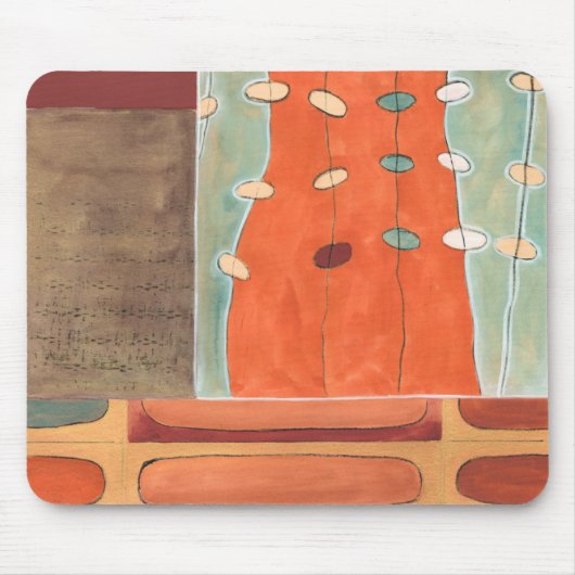 Abstracte eierparade door Erica J Vess Muismat (Voorkant)