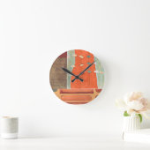 Abstracte eierparade door Erica J Vess Ronde Klok (Huis)