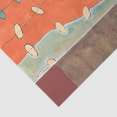 Abstracte eierparade door Erica J Vess Tissuepapier (Detail)