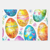 Abstracte eierschaal pastelwikkel inpakpapier vel (Voorkant 3)