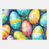 Abstracte eierschaal pastelwikkel inpakpapier vel (Voorkant 2)