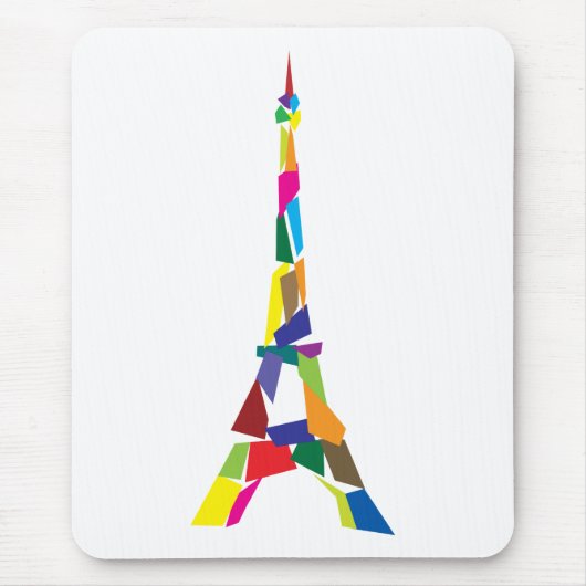 Abstracte Eiffel Tower, Frankrijk, Parijs Muismat (Voorkant)