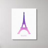 Abstracte Eiffeltoren Canvas Afdruk (Voorkant)