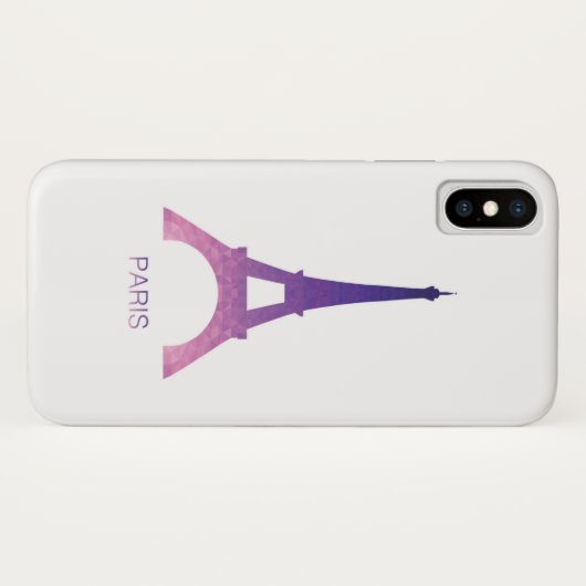 Abstracte Eiffeltoren Case-Mate iPhone Case (Achterkant (horizontaal))
