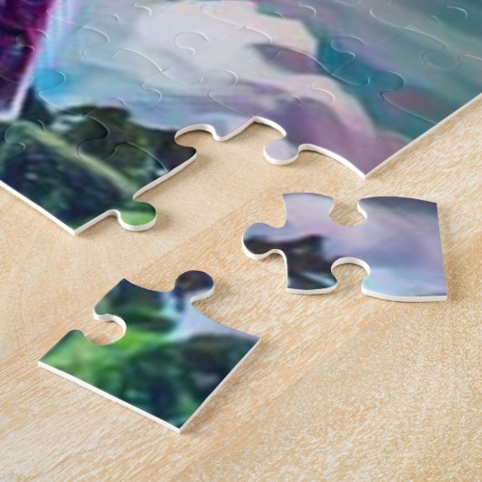 Abstracte Eiffeltoren Legpuzzel (Zijkant)