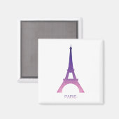 Abstracte Eiffeltoren Magneet (Voorkant / Achterkant)