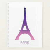 Abstracte Eiffeltoren Planner (Voorkant)
