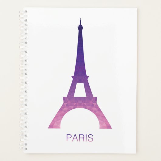 Abstracte Eiffeltoren Planner (Voorkant)
