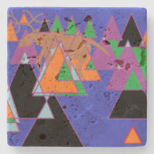 Abstracte Elandsteen Onderzetter (Voorkant)