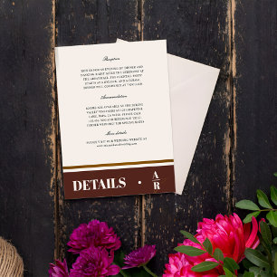 Abstracte Elegance Golden Lijst Details Informatiekaartje