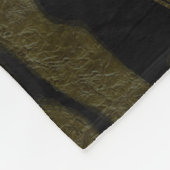 Abstracte elegant retro digital liquid marmer fleece deken (Hoek)