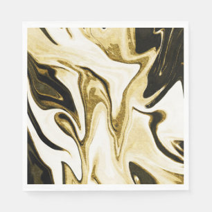 Abstracte elegant retro digital liquid marmer servet