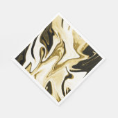 Abstracte elegant retro digital liquid marmer servet (Hoek)