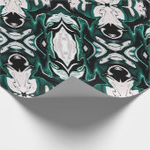 Abstracte elegant vloeibare marmer stromingstextuu cadeaupapier (Hoek)