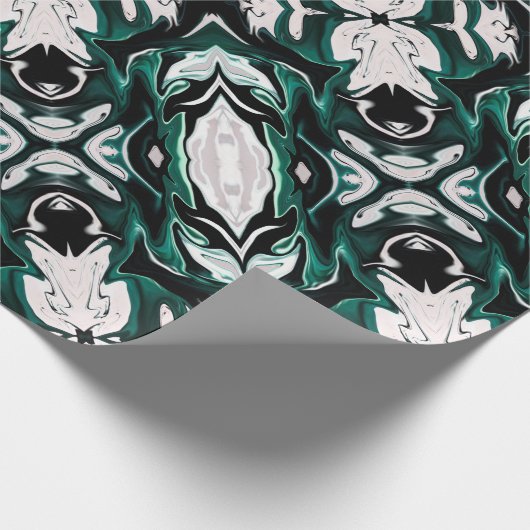 Abstracte elegant vloeibare marmer stromingstextuu cadeaupapier (Hoek)