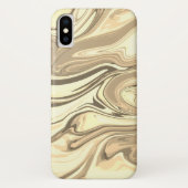 Abstracte elegant vloeibare marmer stromingstextuu Case-Mate iPhone case (Achterkant)