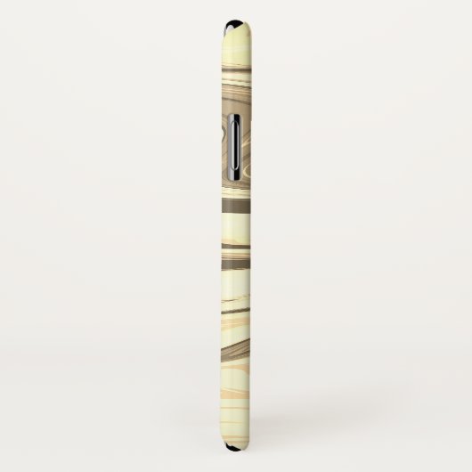 Abstracte elegant vloeibare marmer stromingstextuu Case-Mate iPhone case (Achterkant / rechts)