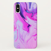 Abstracte elegant vloeibare marmer stromingstextuu Case-Mate iPhone case (Achterkant)