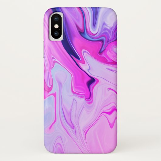 Abstracte elegant vloeibare marmer stromingstextuu Case-Mate iPhone case (Achterkant)