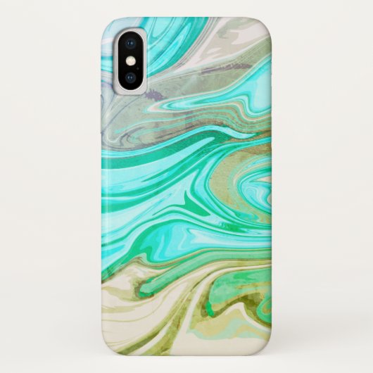 Abstracte elegant vloeibare marmer stromingstextuu Case-Mate iPhone case (Achterkant)
