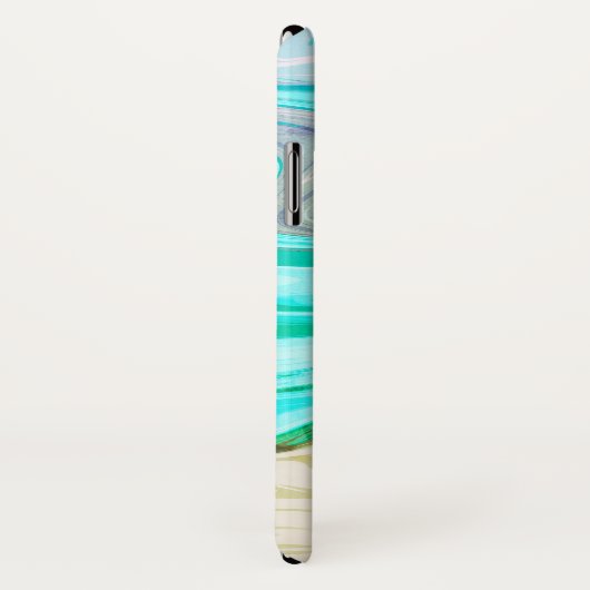 Abstracte elegant vloeibare marmer stromingstextuu Case-Mate iPhone case (Achterkant / rechts)