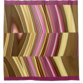 Abstracte elegant vloeibare marmer stromingstextuu douchegordijn (Voorkant)