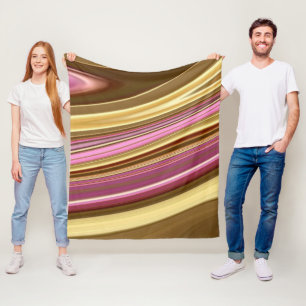 Abstracte elegant vloeibare marmer stromingstextuu fleece deken